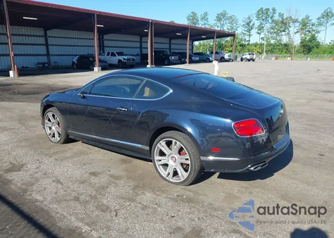 2015 Bentley Continental V8 S z USA, uszkodzony, nr VIN SCBFH7ZA0FC049703